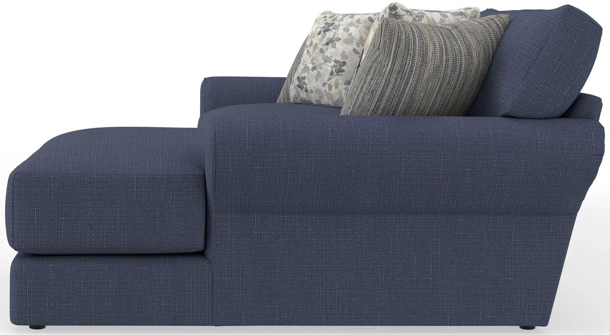 Cape May - Sofa Chaise With Comfort Coil Seating And 5 Accent Pillows Included by Unique Piece Furniture