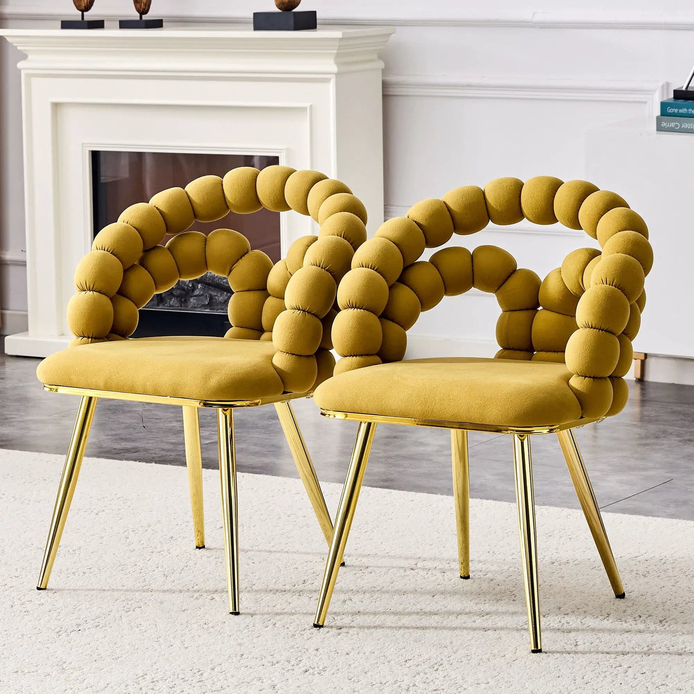 Puffy Bubble Ball Chain Chairs for Dining Room by HouseOfZazla