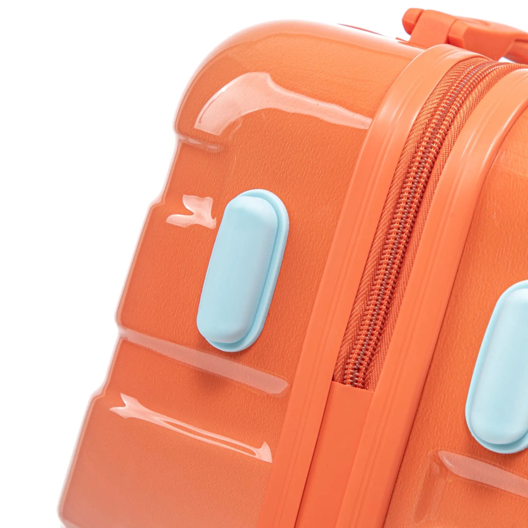 2 Pc PC Spinner Wheel Luggage Set with Gradient Color and Lock by HouseOfZazla