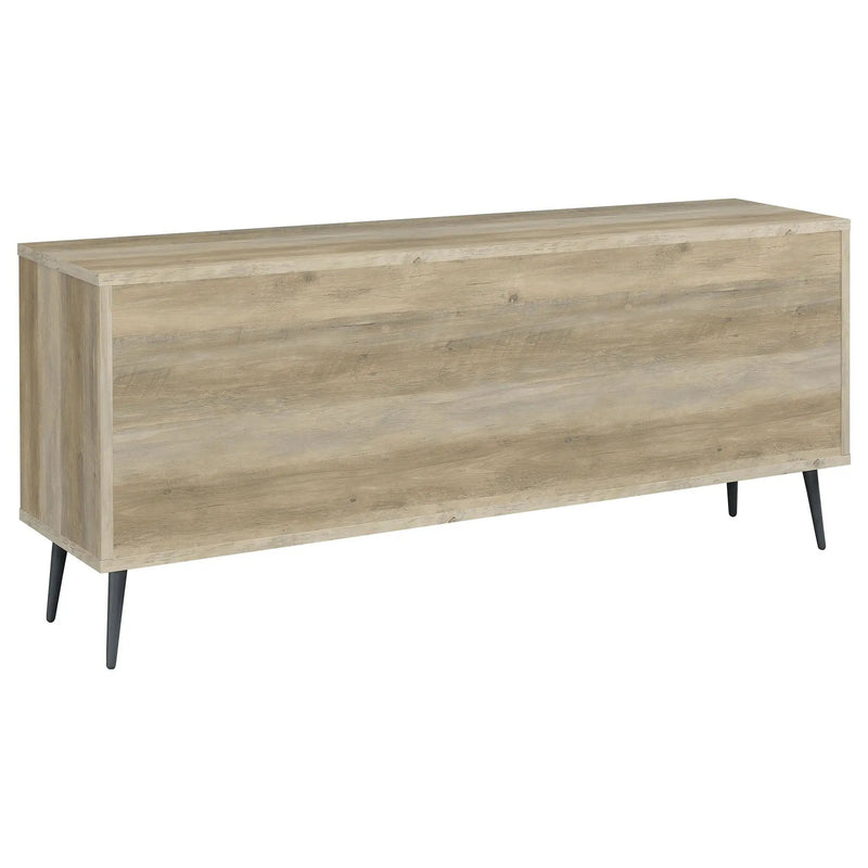 Maeve 2-door Engineered Wood Cabinet Antique Pine and Grey by Unique Piece Furniture