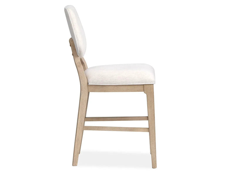 Sunset Cove - Counter Chair With Upholstered Seat and Back (Set of 2) - Sanibel Brown by Unique Piece Furniture