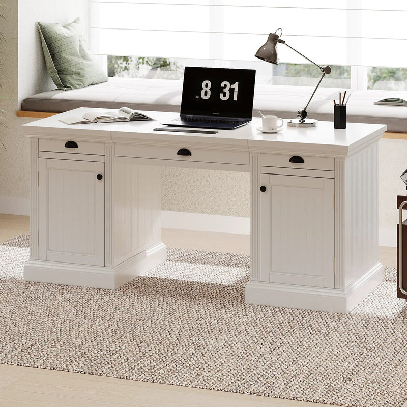 67" Modern Executive Desk with Storage by HouseOfZazla