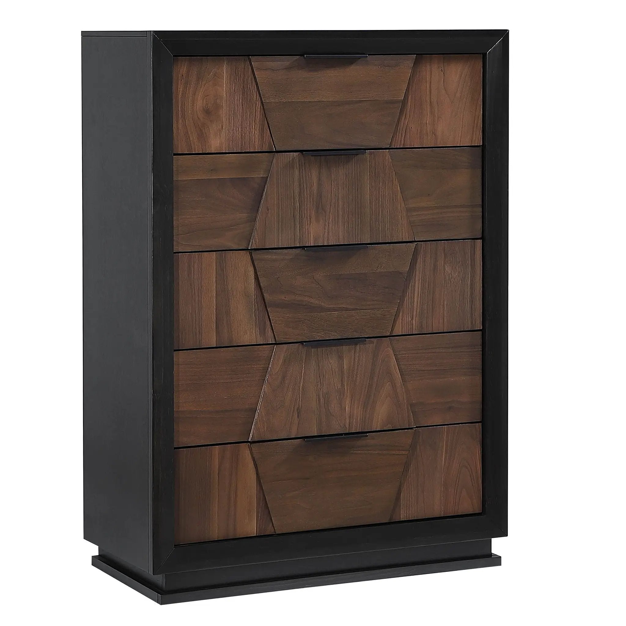 Houston - 5 Drawer Chest - Walnut by HouseOfZazla