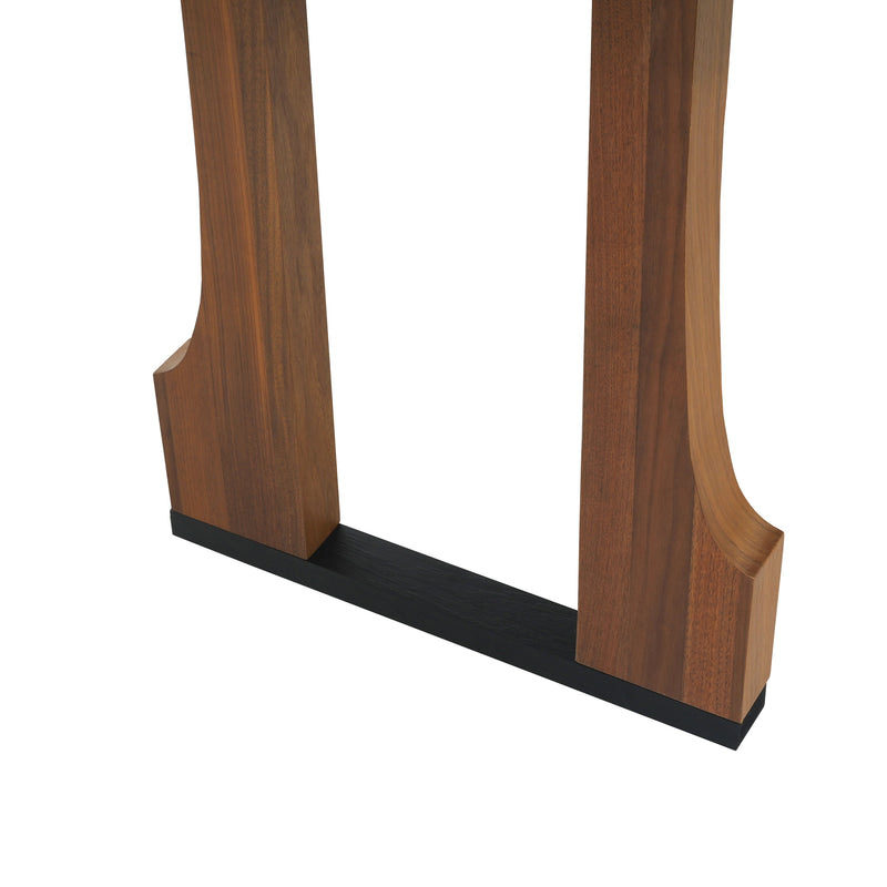 63" Rectangular Dining Table (Walnut) by HouseOfZazla