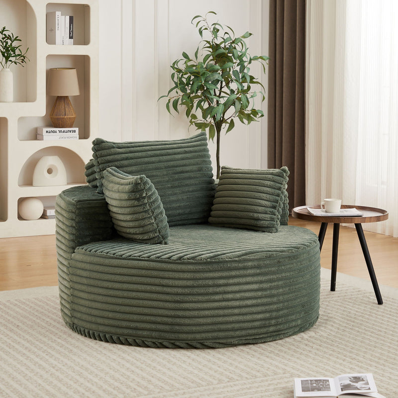 Modern Single Sofa With Backrest Pillow For Living Room by HouseOfZazla