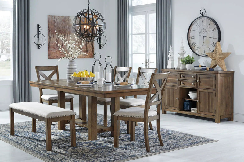 Moriville - Upholstered Bench - Beige by Unique Piece Furniture