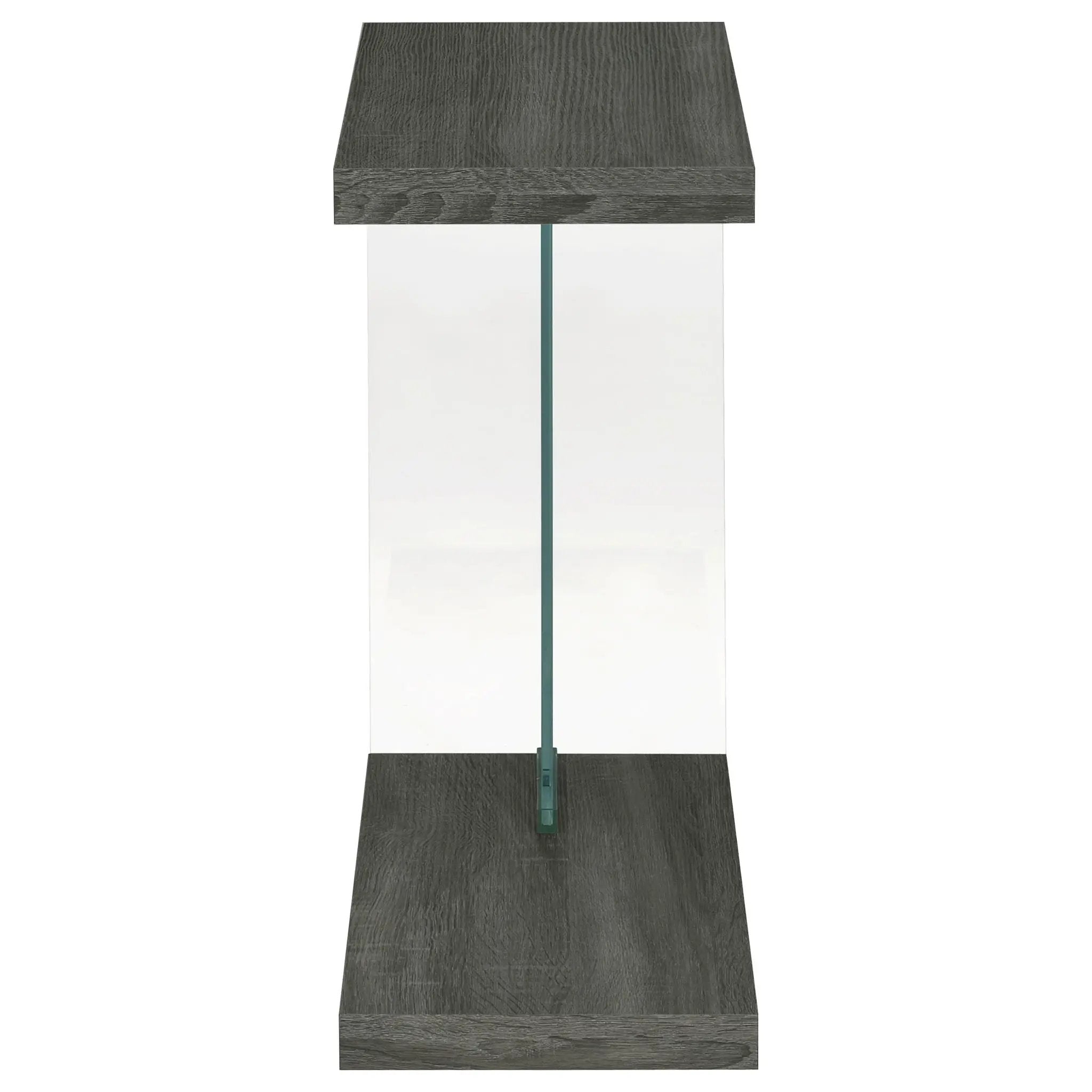 Sampson - C Shaped Side Table - Gray by HouseOfZazla