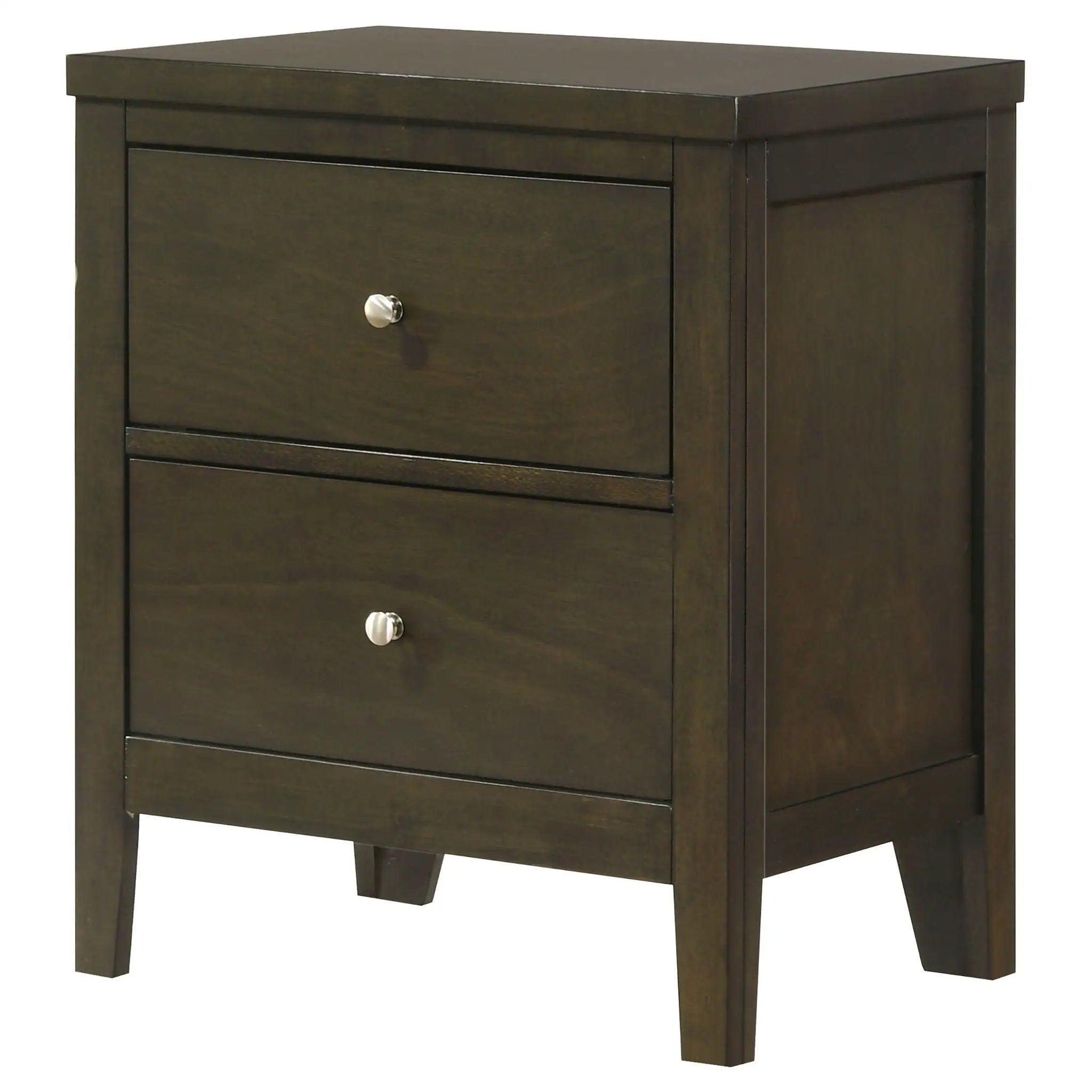 Wilkes 2-drawer Nightstand Bedside Table Dark Cocoa by Unique Piece Furniture