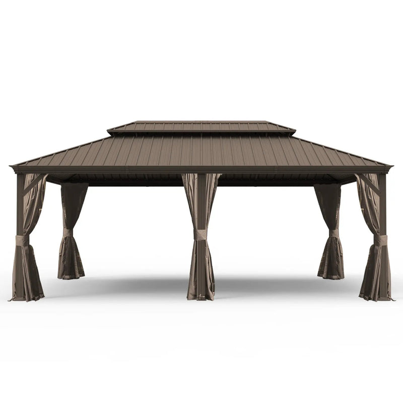 14' X 20' Hardtop Gazebo with Upgraded Features by HouseOfZazla
