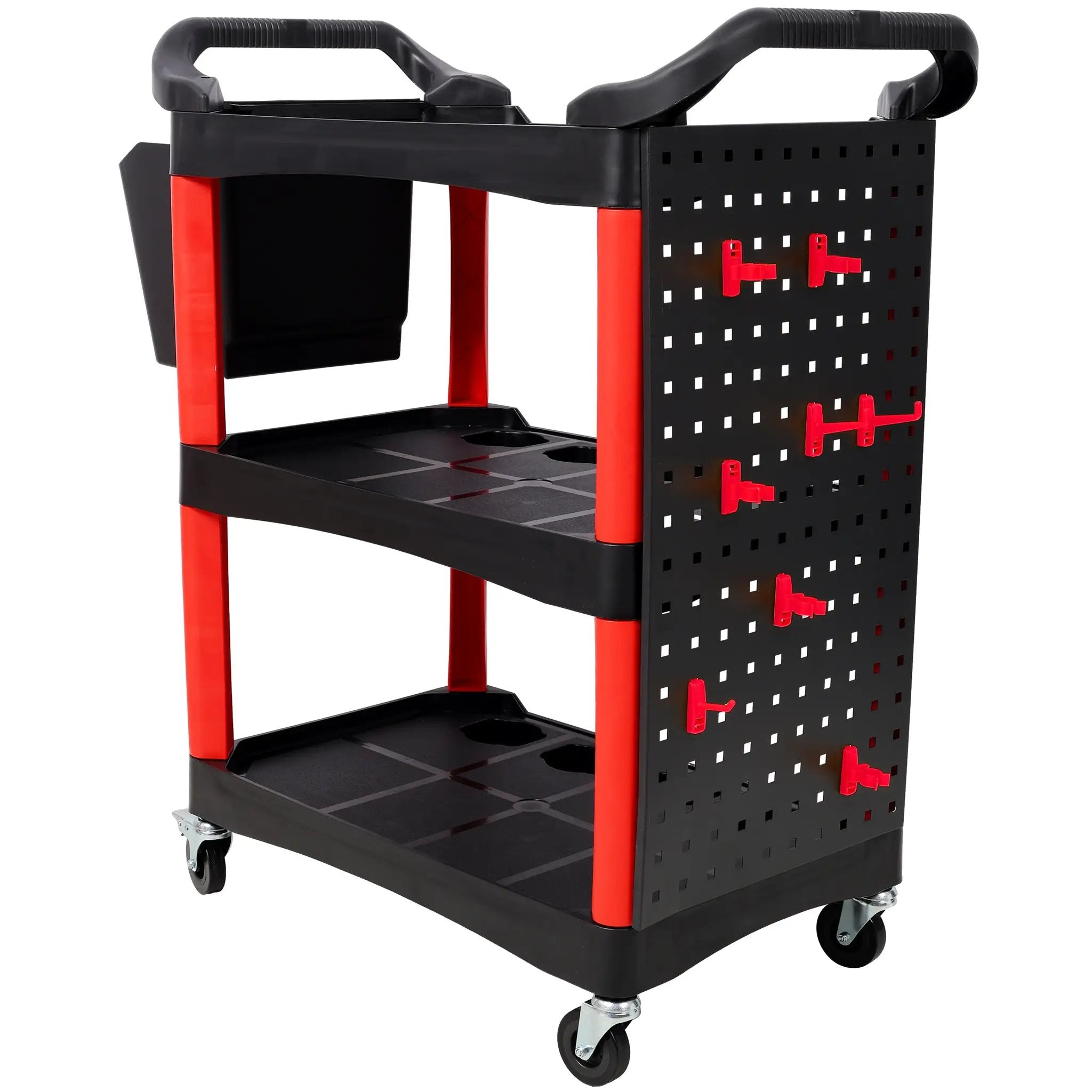 3 Tier Rolling Auto Detail Cart with Wheels by HouseOfZazla