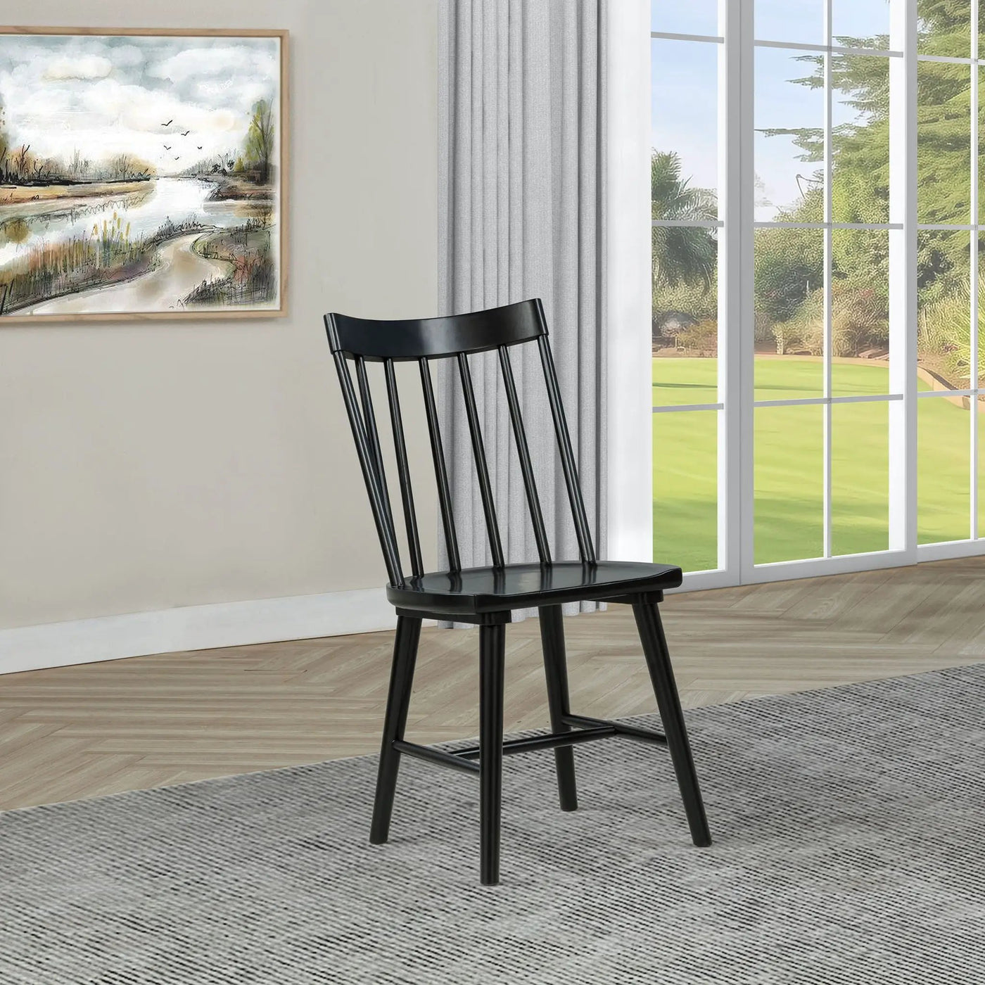 Carlos - Windsor Style Dining Side Chair (Set of 2) by HouseOfZazla