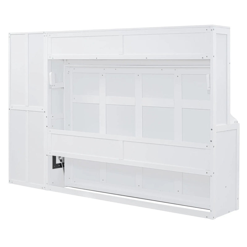 Space Saving Murphy Wall Bed With Closet And Drawers