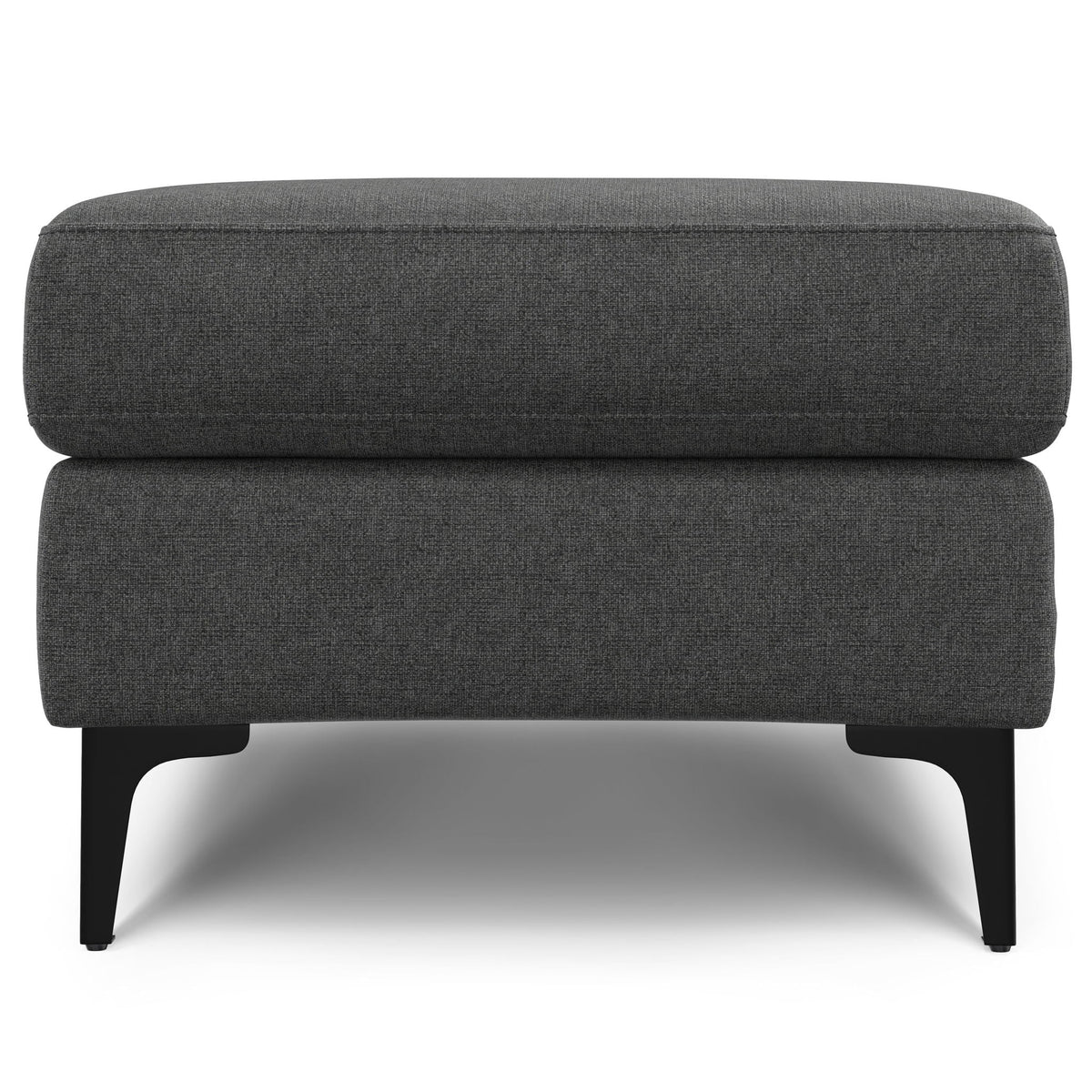 Versatile Mid Century Ottoman with Eco-Friendly Upholstery - Beige or Dark Gray, photo 26 of 26