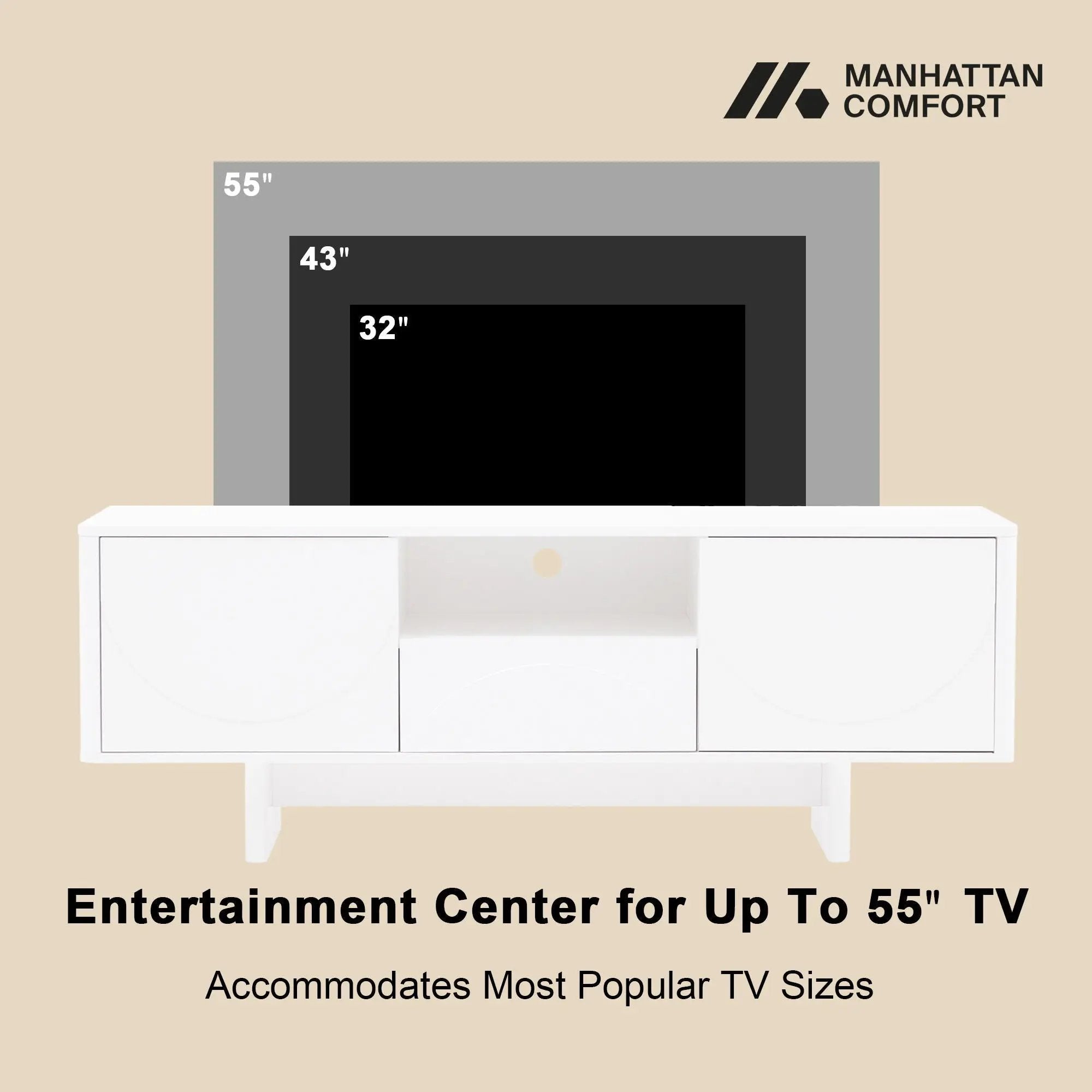 Ella - TV Stand With Adjustable Shelves by HouseOfZazla