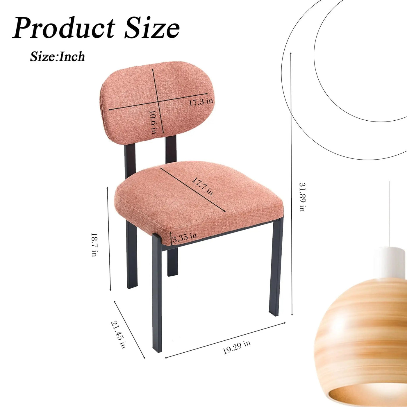 Dining Armless Chairs (Set of 2) by HouseOfZazla