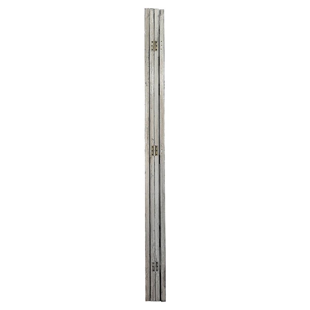 Herero 4 Panel Decorative Room Divider with Glass and MDF - Black, photo 10 of 10