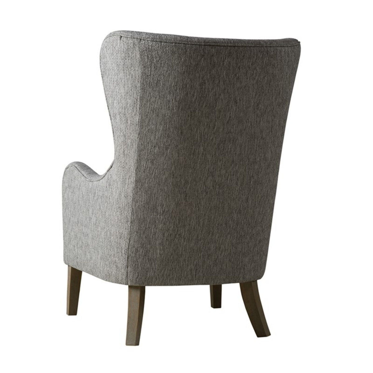 Arianna Swoop Wing Chair with High-Density Foam Comfort - Dark Gray, White, Beige, photo 19 of 19