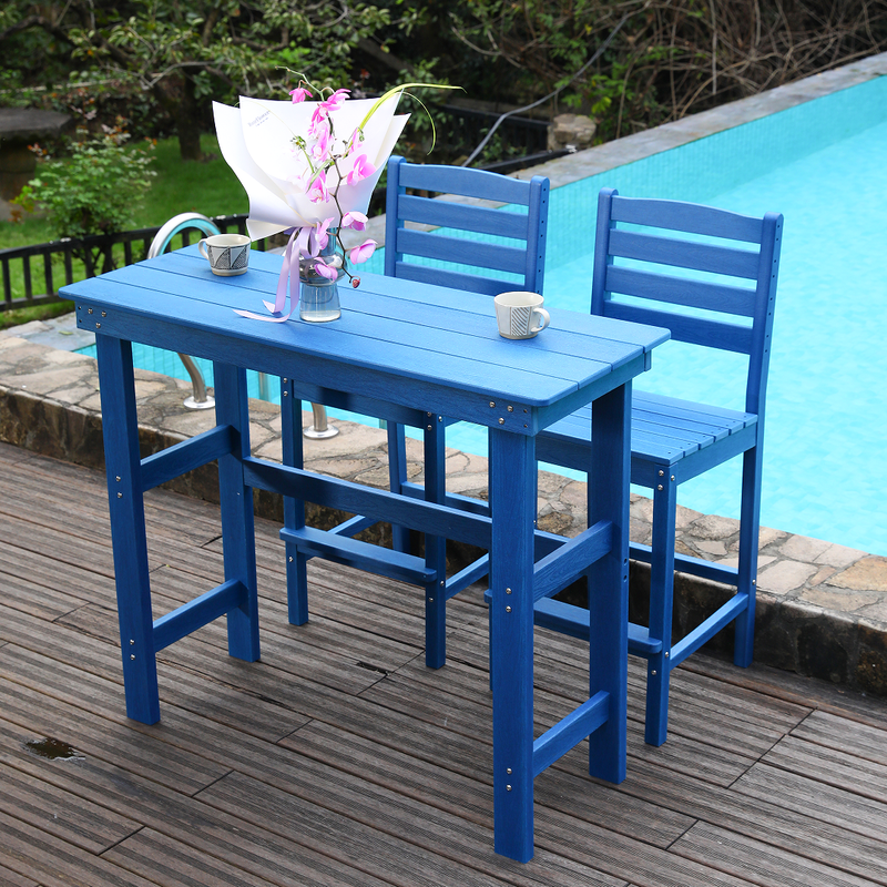 HDPE Outdoor Dining and Bar Table by HouseOfZazla