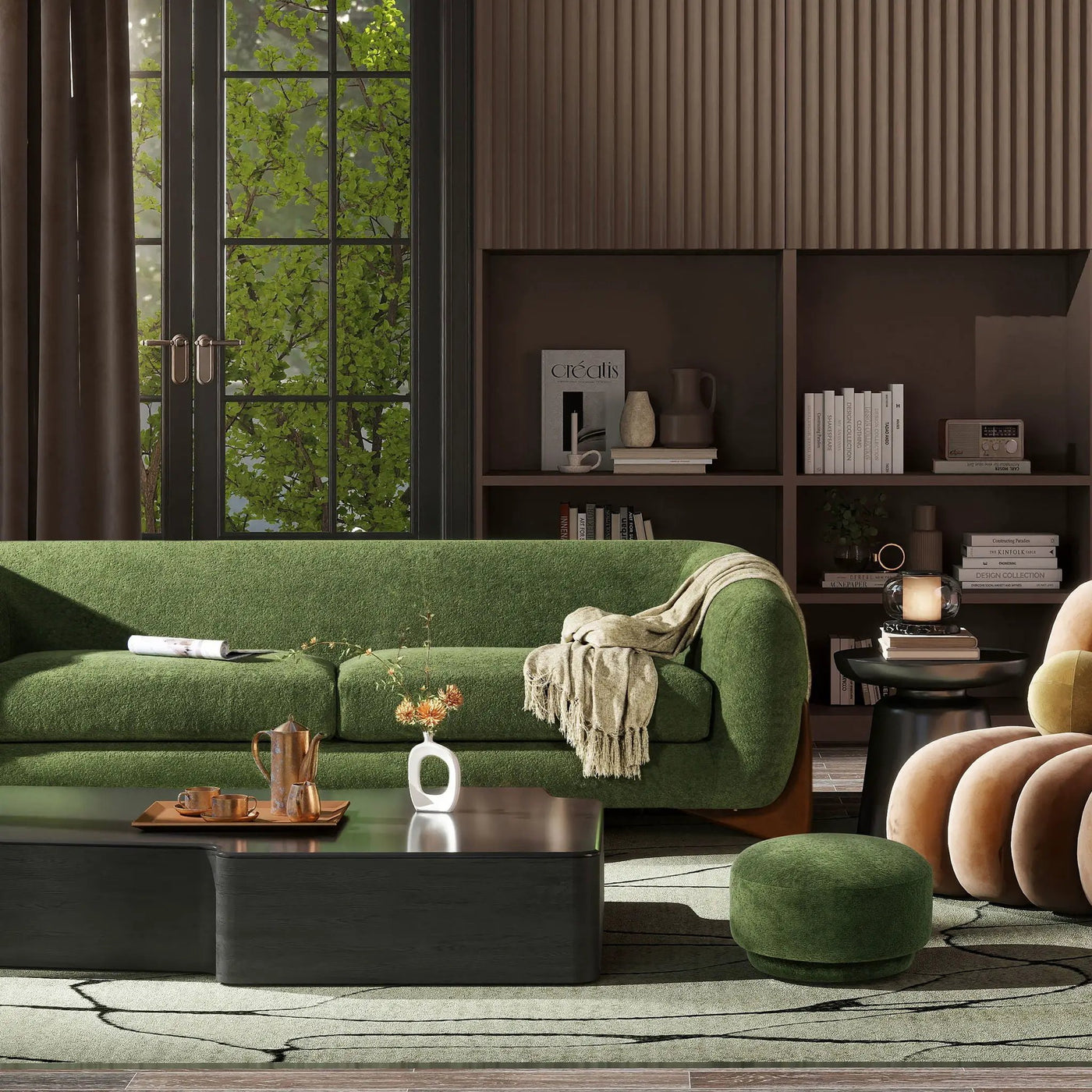 Fuji - Mushroom Footstool Ottoman by HouseOfZazla