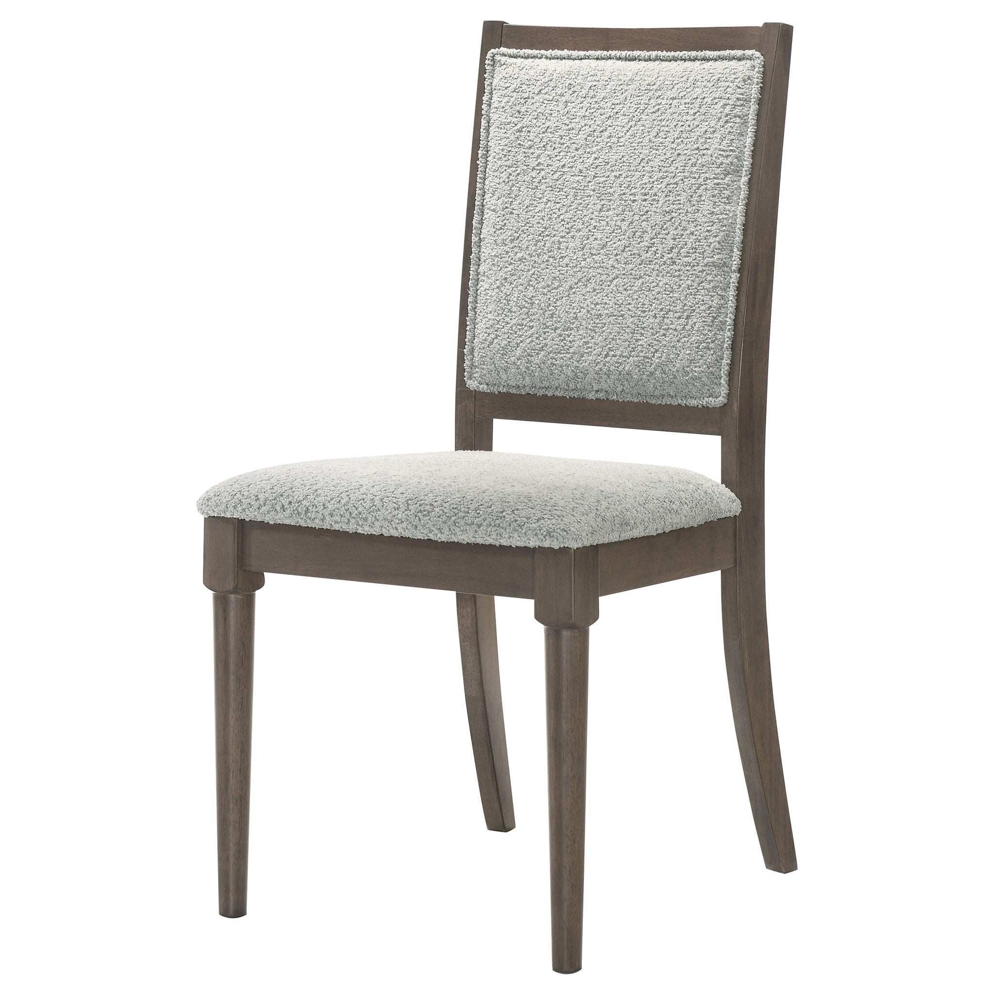 Perkins - Upholstered Dining Side Chair (Set of 2) - Dark Brown by HouseOfZazla