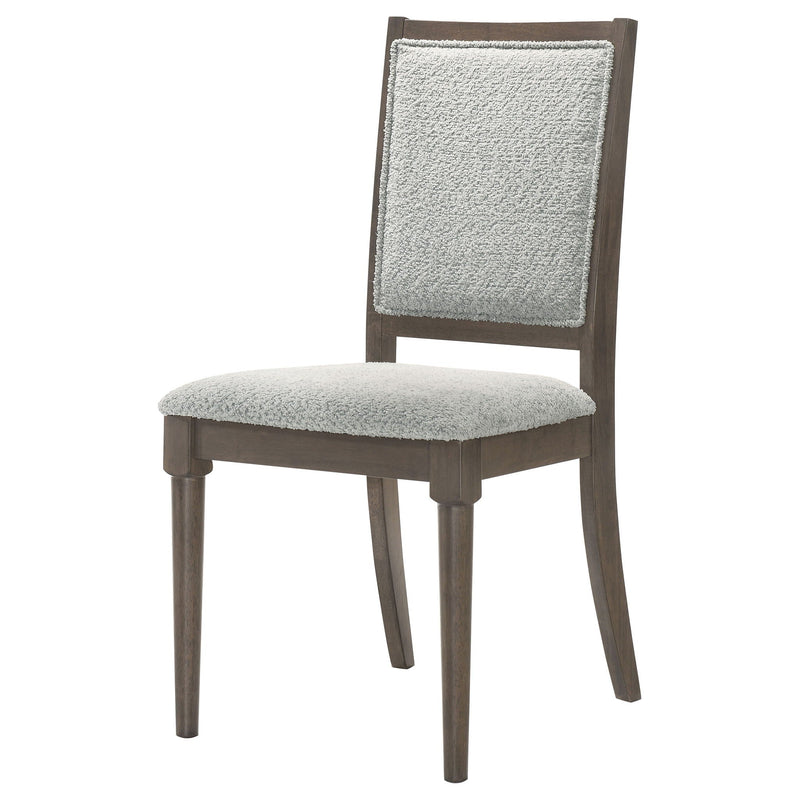 Perkins - Upholstered Dining Side Chair (Set of 2) - Dark Brown by HouseOfZazla