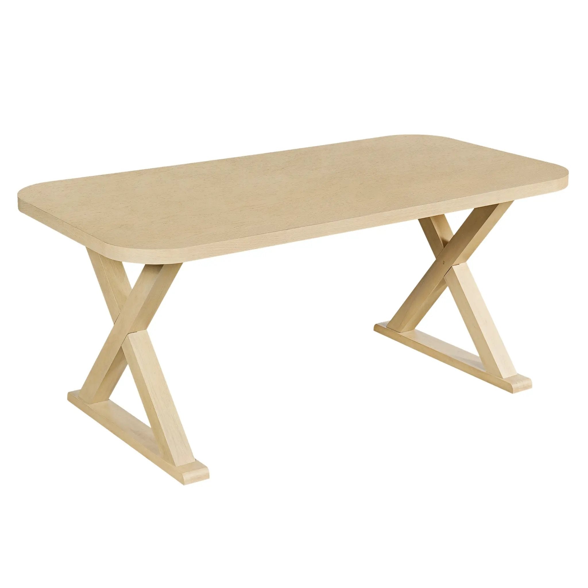 Natural Oak Veneer Dining Table by HouseOfZazla