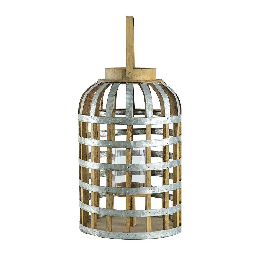 Decorative Lantern With Handle Wooden Lantern For Indoor Outdoor Home Garden Wedding by HouseOfZazla
