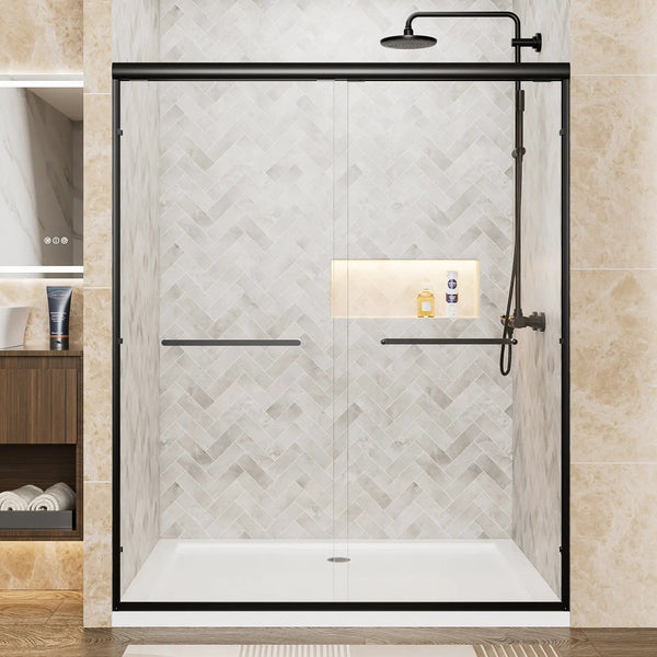 56"-60" W x 72" H Matte Shower Door