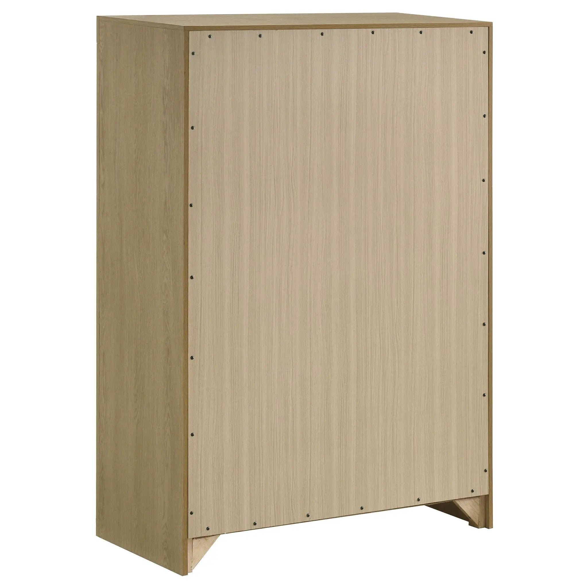 Hendricks 5-drawer Bedroom Chest of Drawers Light Oak by Unique Piece Furniture