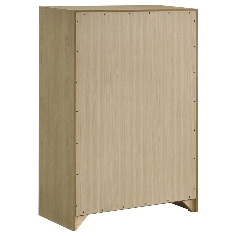 Hendricks 5-drawer Bedroom Chest of Drawers Light Oak by Unique Piece Furniture