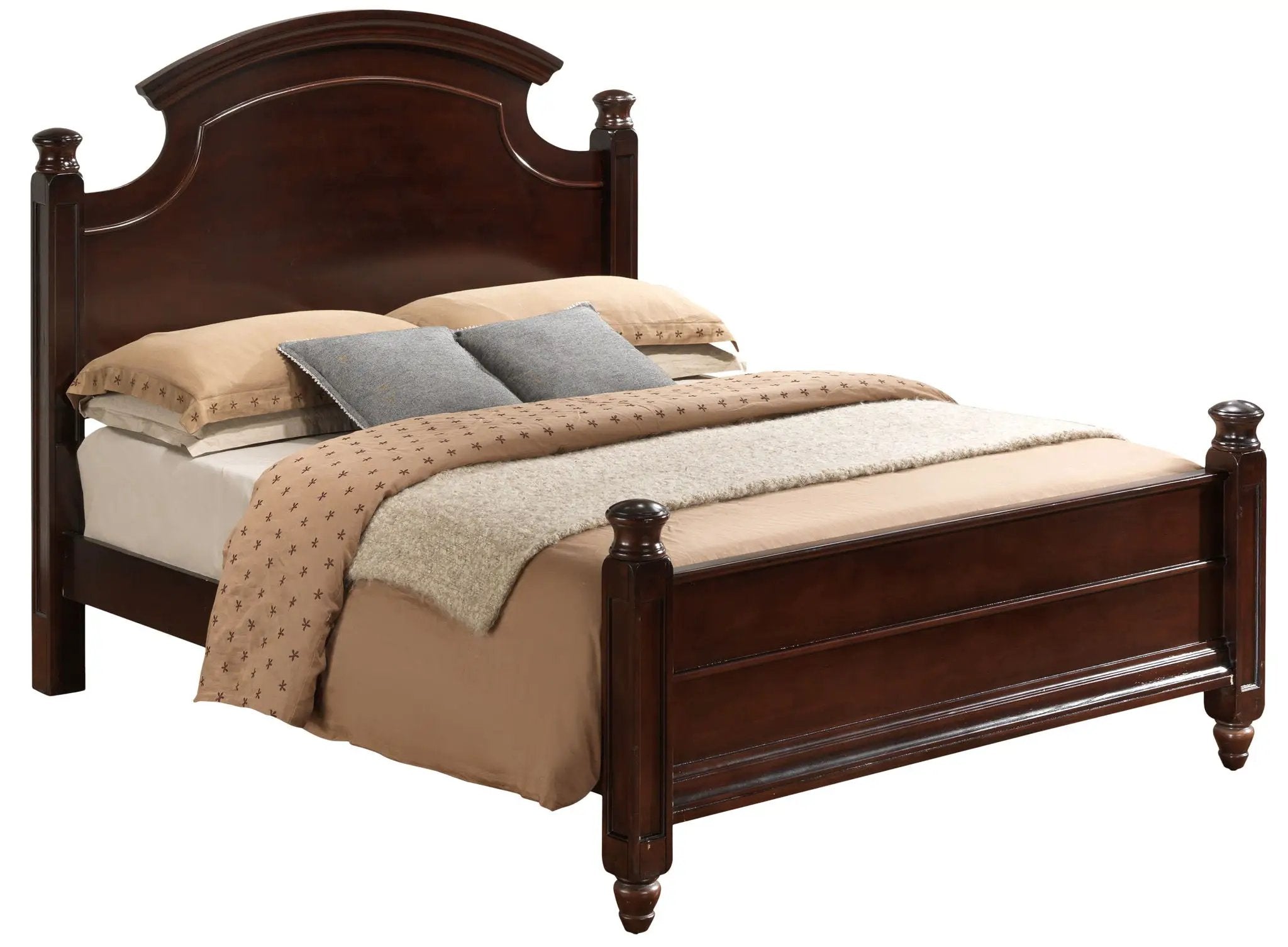 Bed Hand Carved Traditional by Unique Piece Furniture