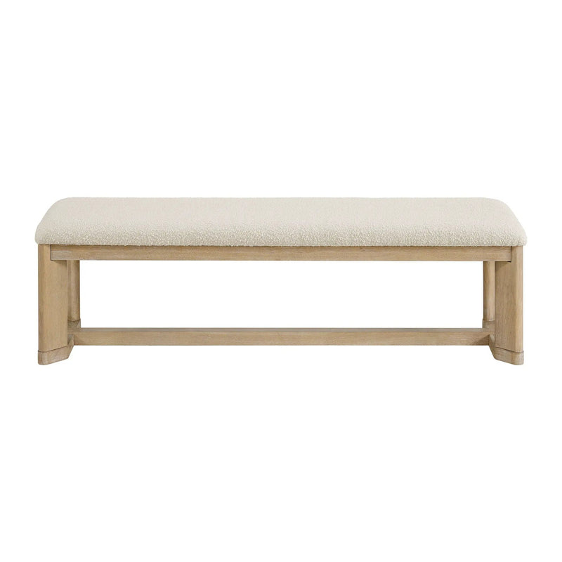 Upholstered Dining Bench - Brown by Unique Piece Furniture