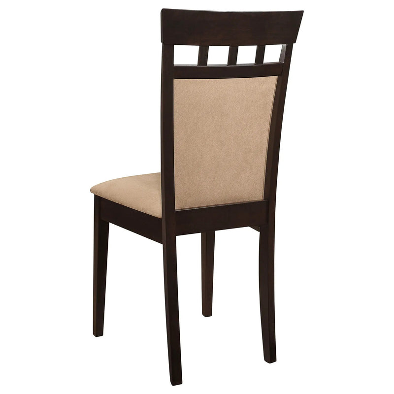 Gabriel Closed Back Dining Side Chair Cappuccino (Set of 2) by Unique Piece Furniture