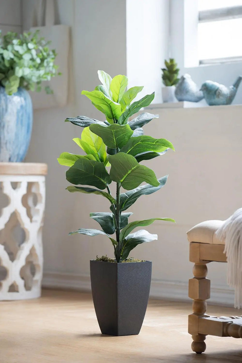 20x16x35" Artificial Fiddle-Leaf Fig Potted Plant by HouseOfZazla