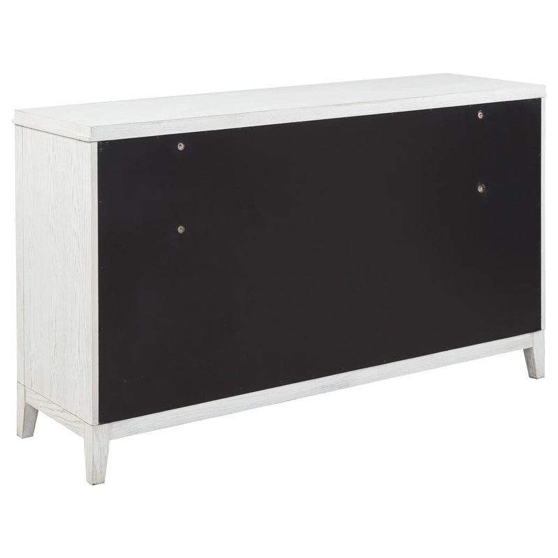 Marielle 6-drawer Bedroom Dresser Distressed White by Unique Piece Furniture