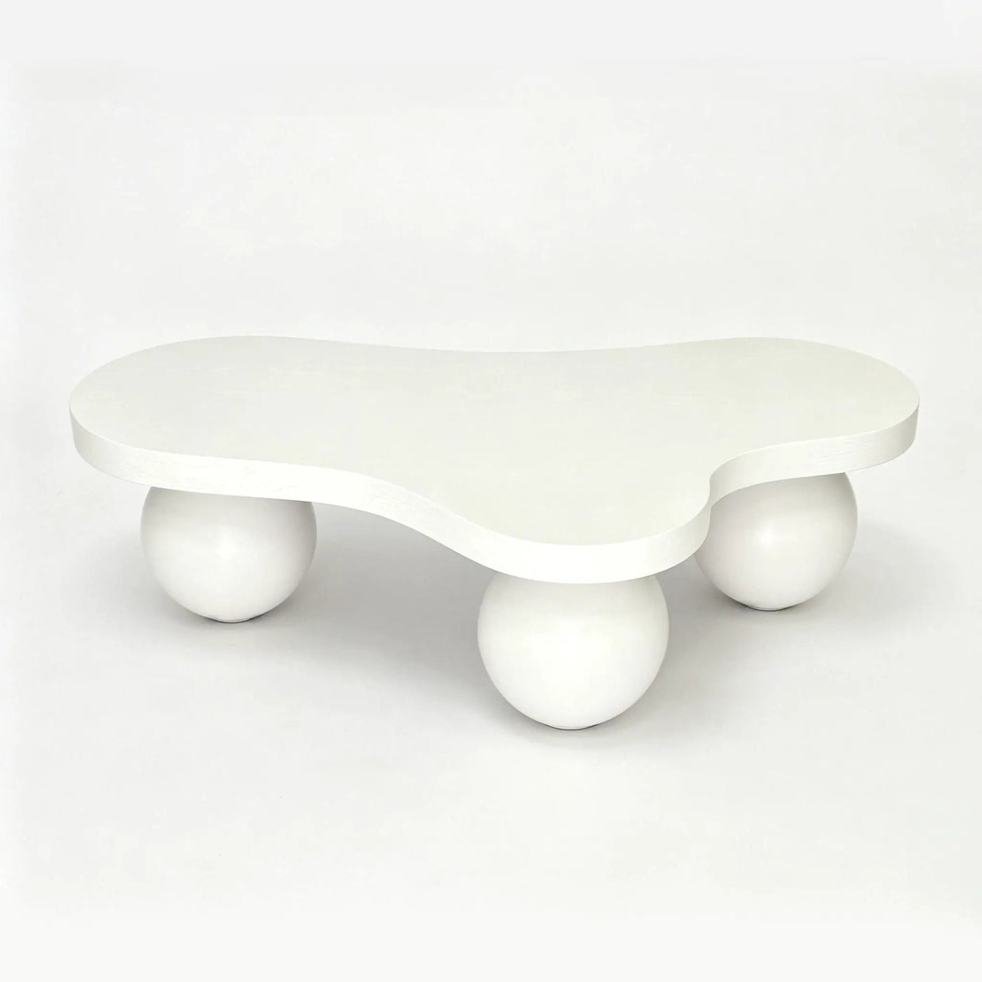 Cloud Shaped Coffee Table With 3 Ball Legs For Living Room by HouseOfZazla