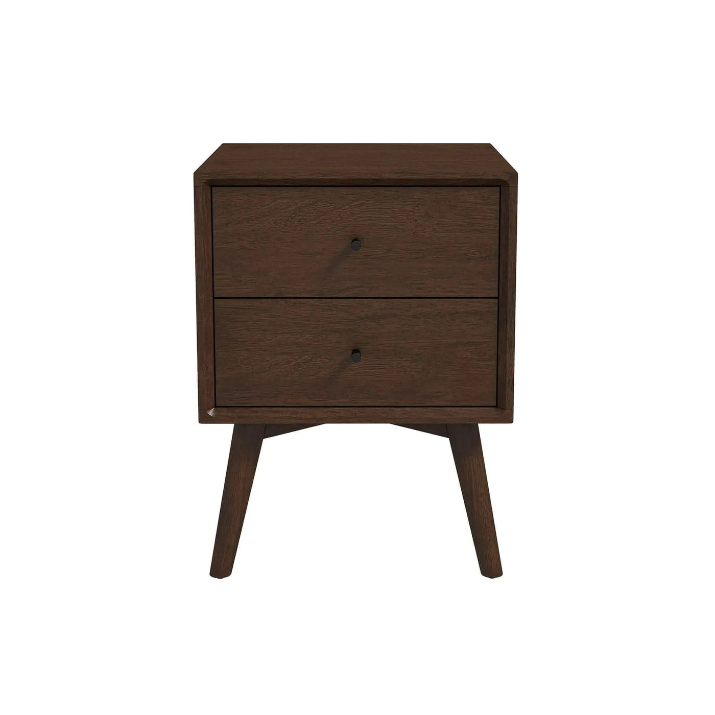 Caroline - Mid-Century Modern Style Night Stand 2 Drawer by HouseOfZazla