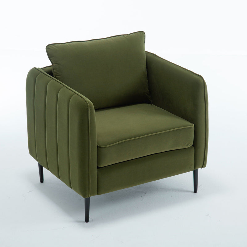 Accent Chair With Pillow For Living Room