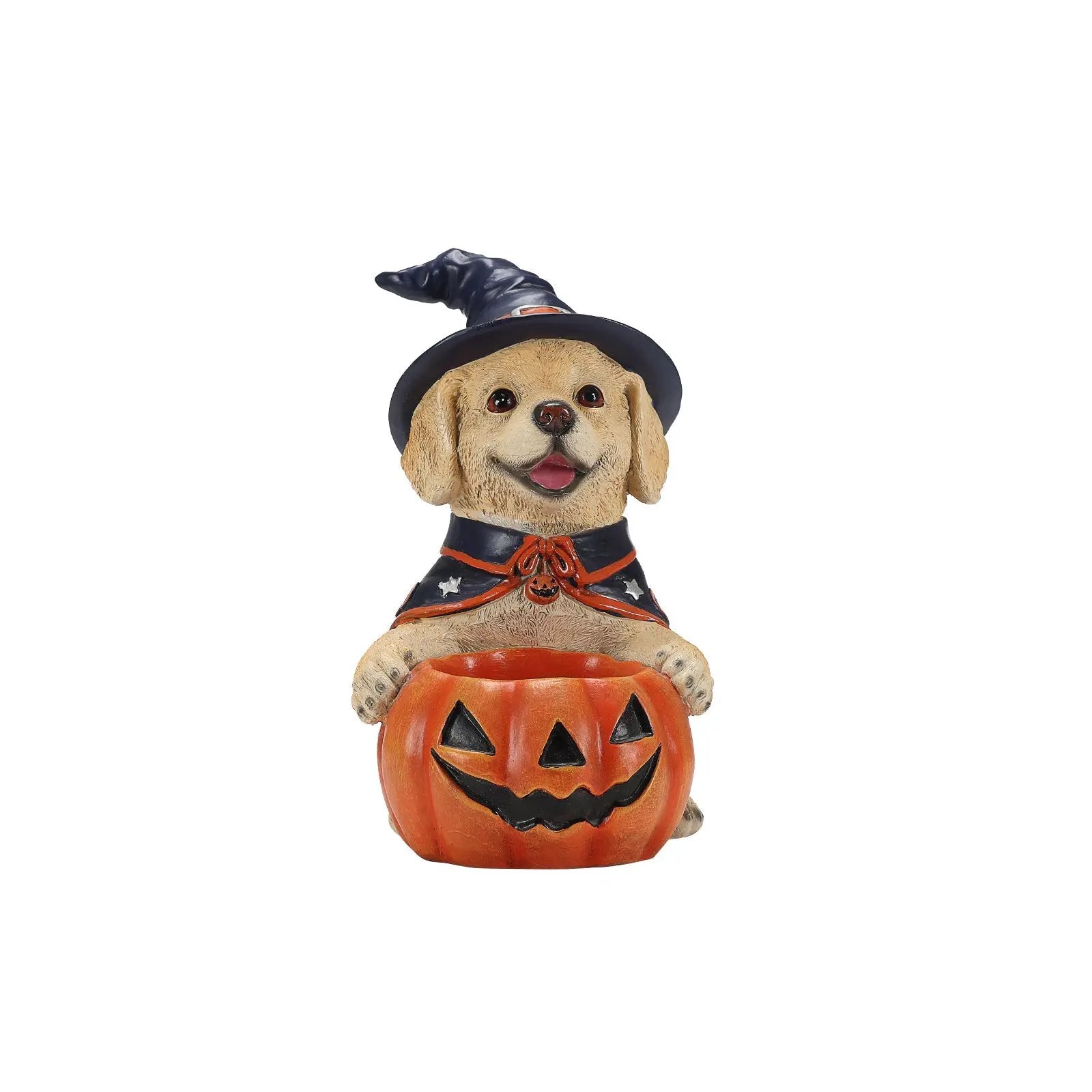 Halloween Labrador Retriever Witch Puppy Figurine by HouseOfZazla