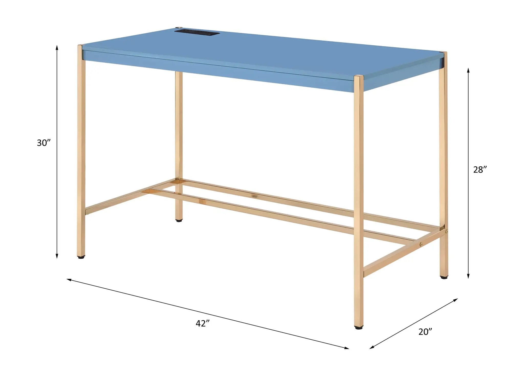 Midriaks - Writing Desk With USB by Unique Piece Furniture