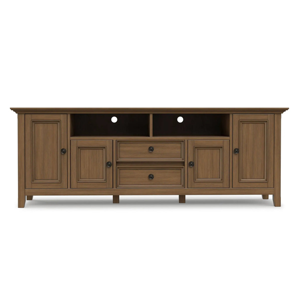 Amherst - Wide TV Media Stand - Rustic Natural Aged Brown, photo 7 of 7