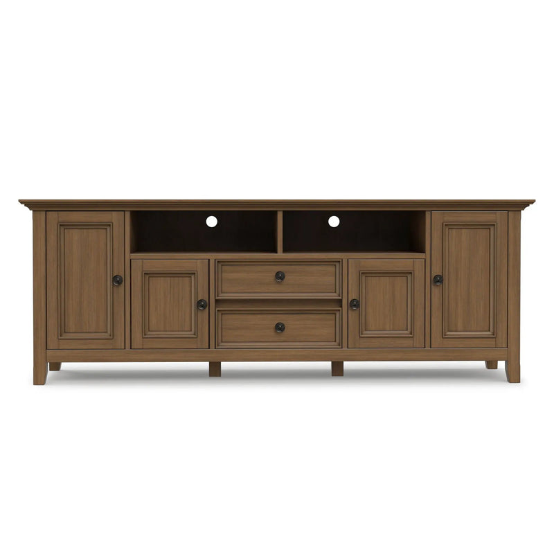 Amherst - Wide TV Media Stand - Rustic Natural Aged Brown, photo 7 of 7