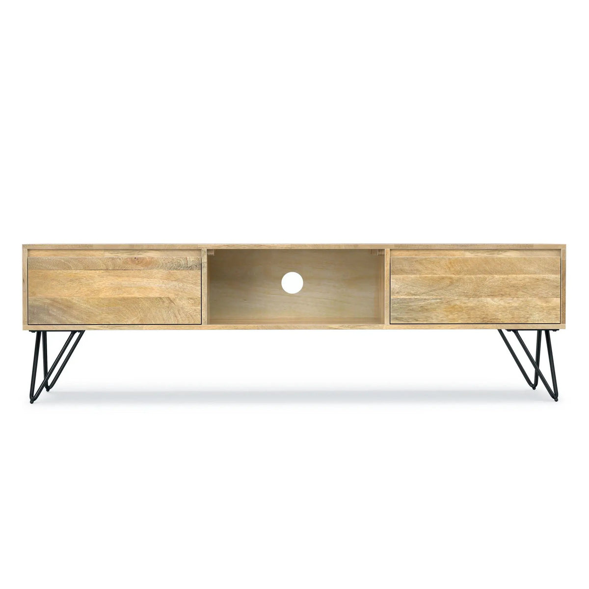 Hunter - Handcrafted TV Media Stand - Natural, photo 7 of 7