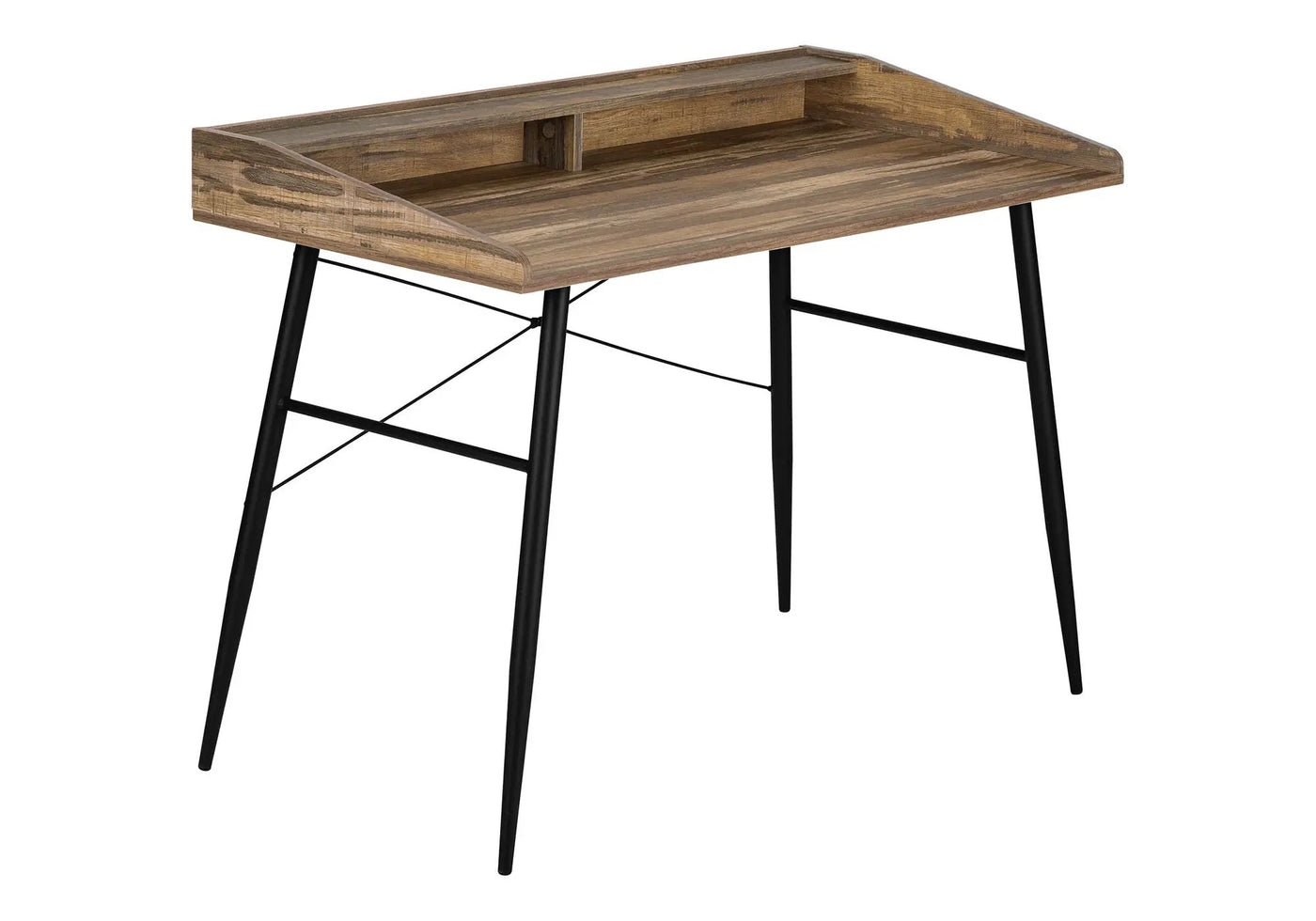 Computer Desk For Home Office, Sturdy Construction, Storage Shelves by Unique Piece Furniture