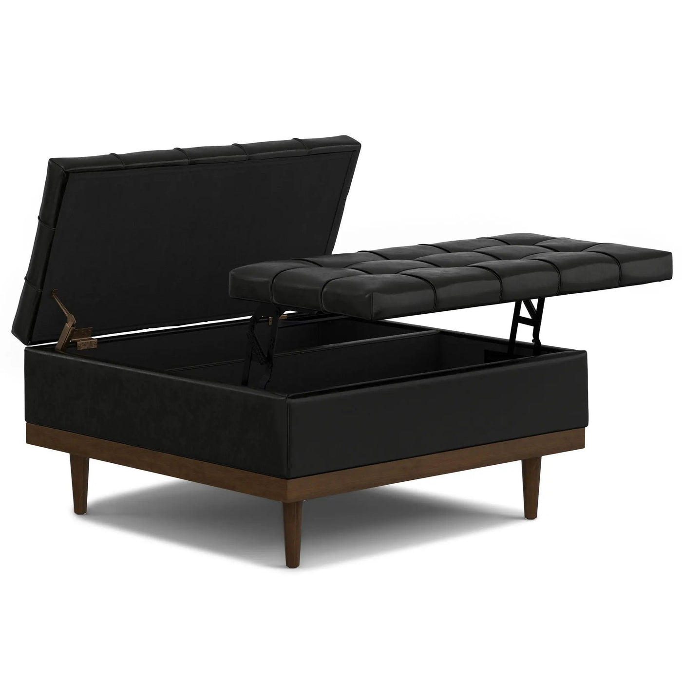 Mariah - Upholstered Lift Top Table Storage Ottoman by HouseOfZazla