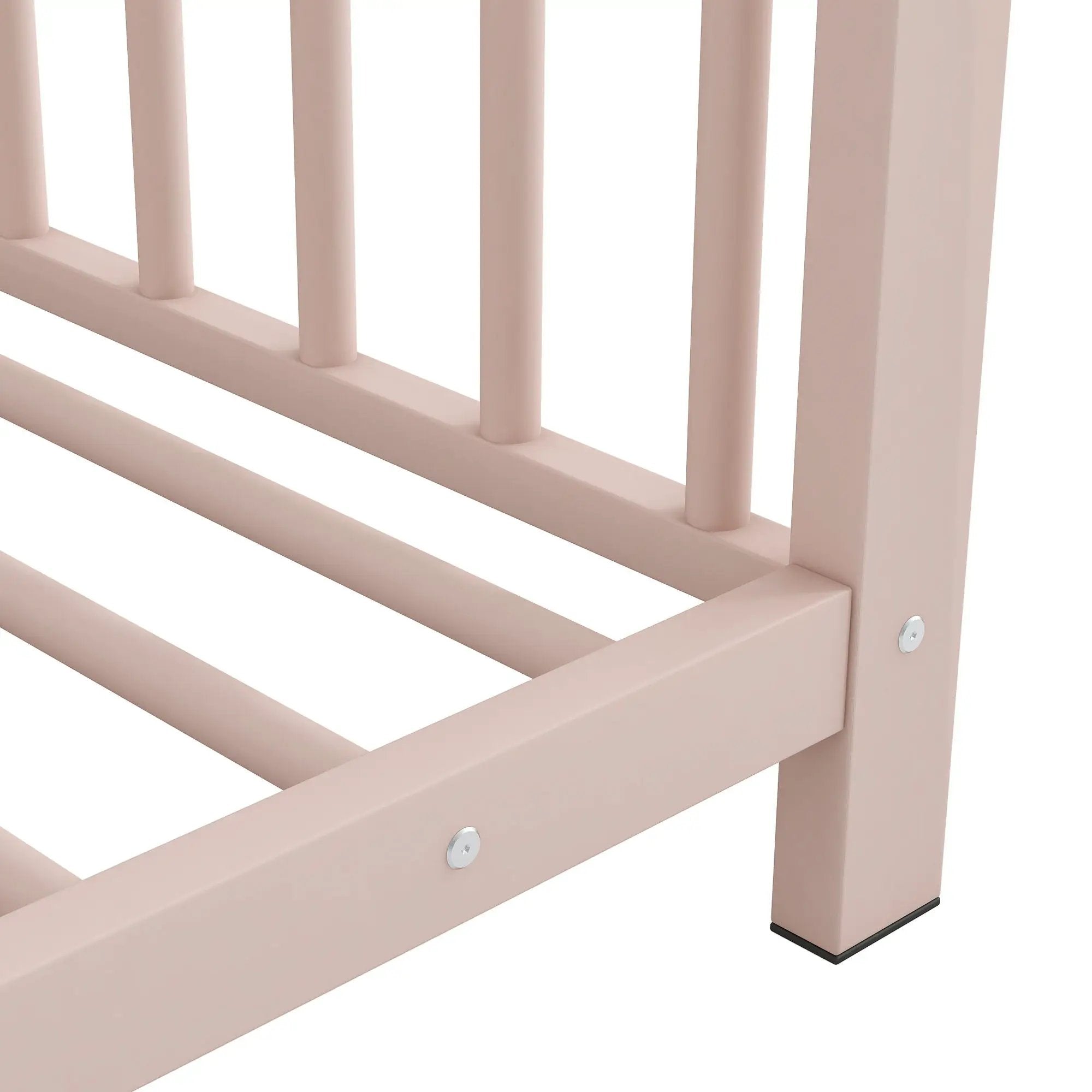 Metal House Platform Bed With Modern Design And Durable Frame by HouseOfZazla