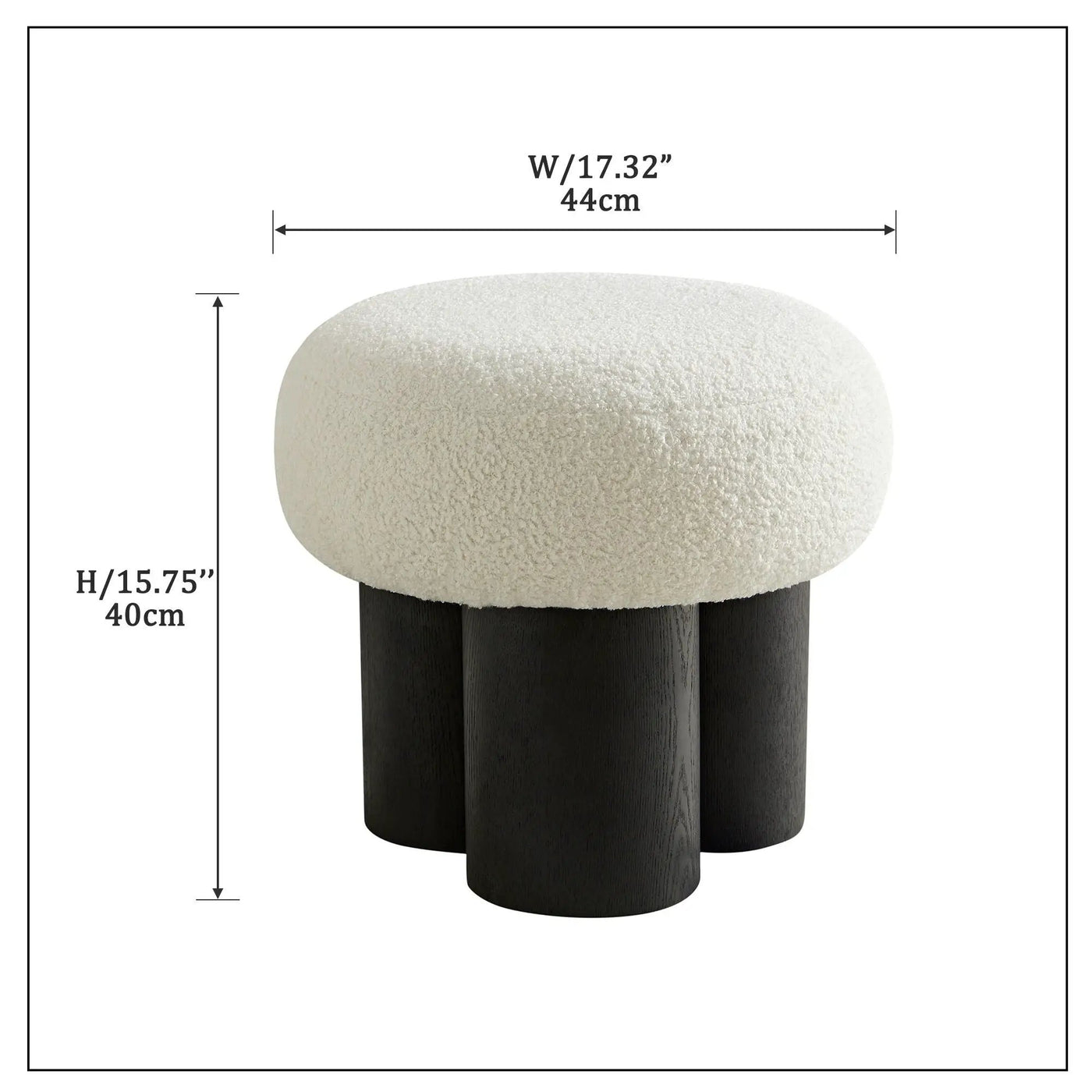 Versatile Mushroom Stool With Cushion by HouseOfZazla