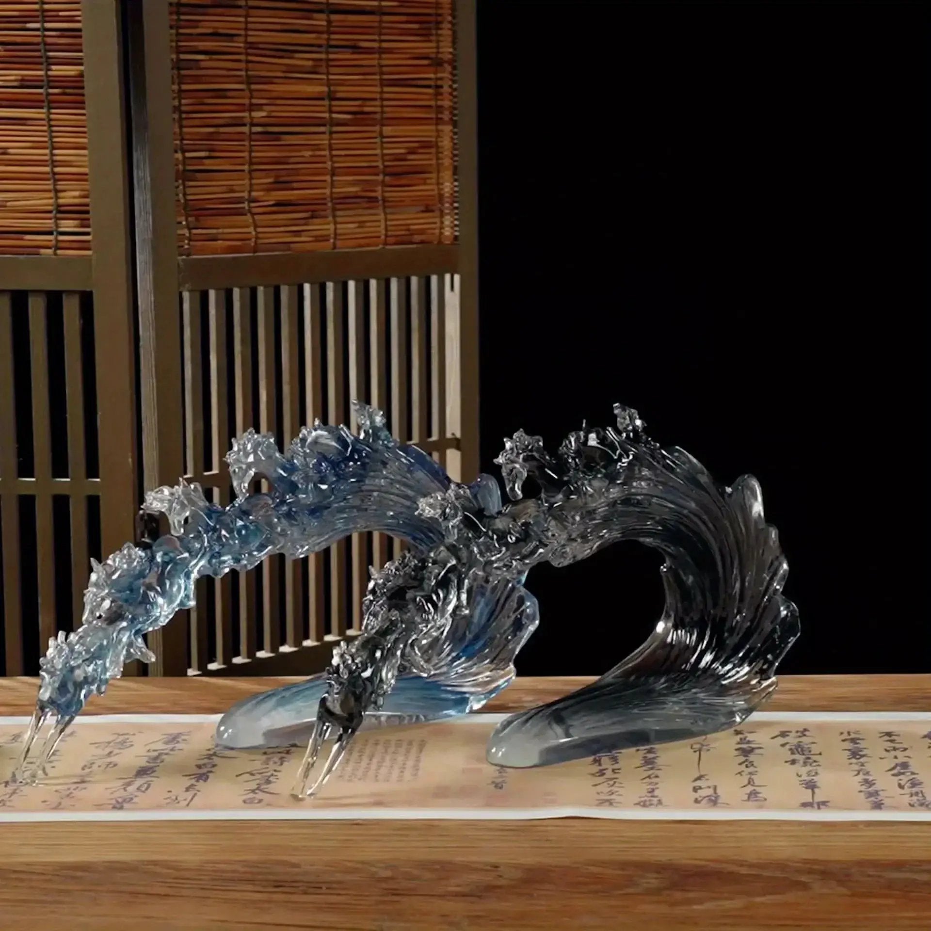 Feng Shui Horse - Dynamic Transparent Art Piece by House Of Avana