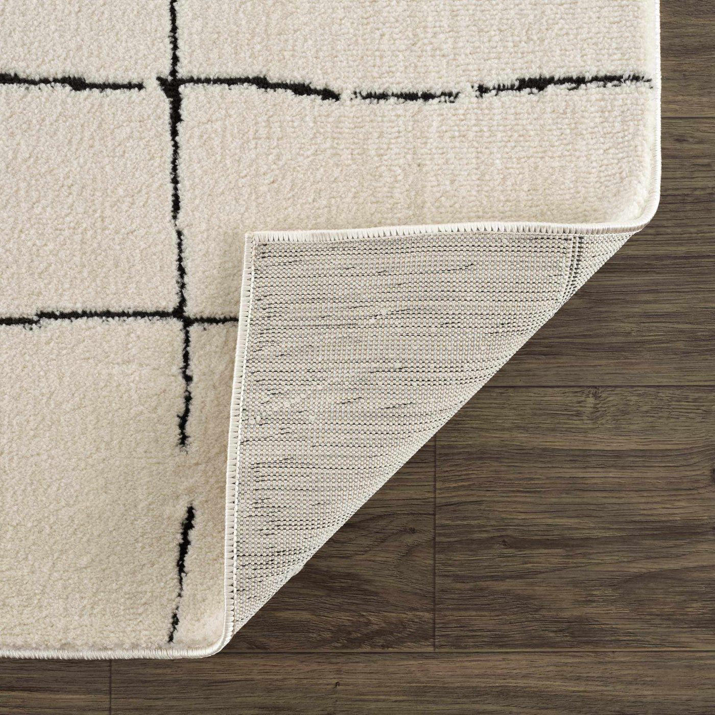 Koume Beige Maze Area Rug by Boutique Rugs