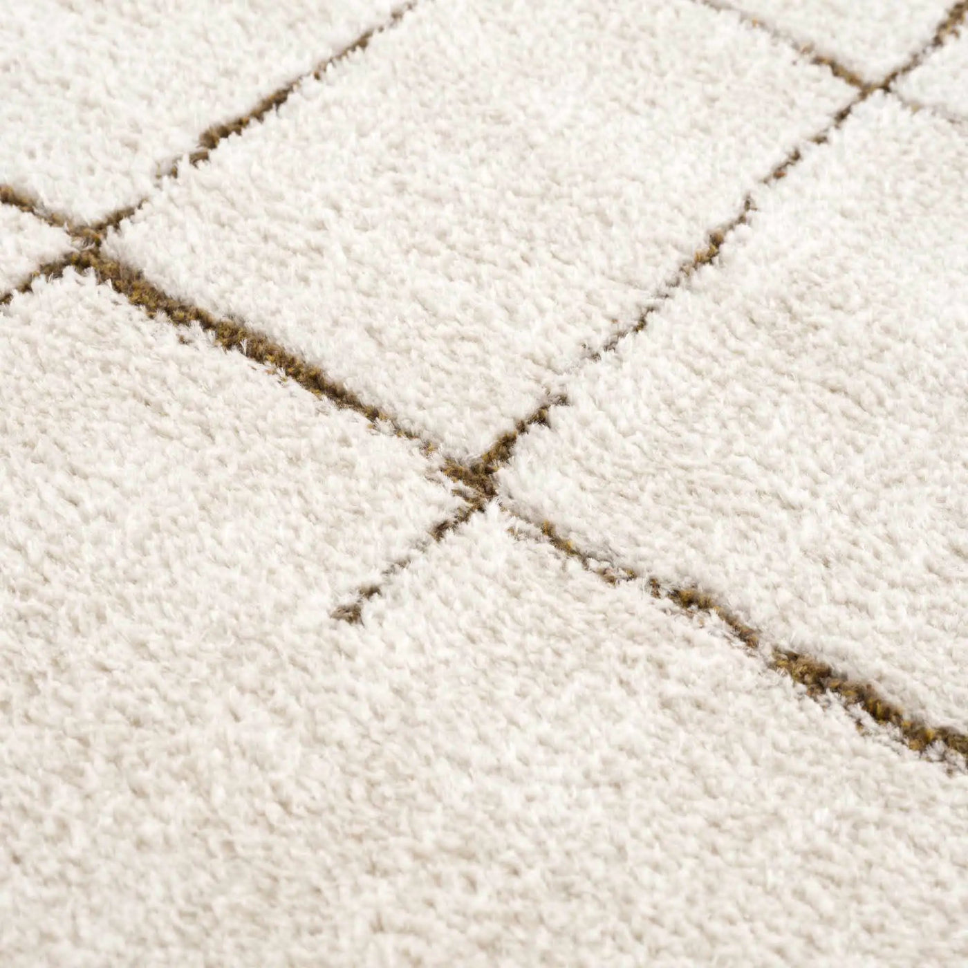 Koume Ivory & Brown Area Rug by Boutique Rugs